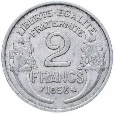 купить Франция 2 франка 1958