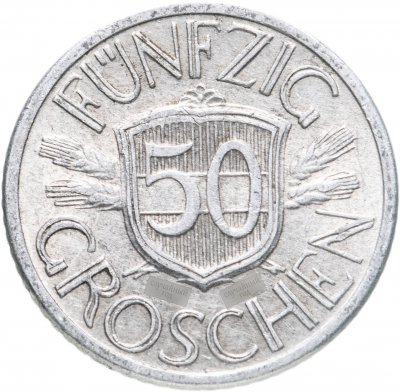 купить Австрия 50 грошей (groschen) 1946-1955
