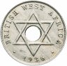 Купить Британская Западная Африка 1 пенни (penny) 1936 Эдуард VIII, отметка монетного двора: "H" - Хитон, Бирмингем