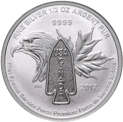 купить Канада 2 доллара (dollars) 2017 "Первый отряд сил специального назначения"