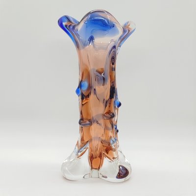 купить Ваза "Niagara", автор Karel Zemek, цветное стекло, Mstisov Glassworks (Стекольный завод в Мстишов), Чехословакия, 1970-1990 гг.