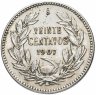 Купить Чили 20 сентаво 1907