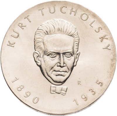 купить Германия (ГДР) 5 марок 1990 "100 лет со дня рождения Курта Тухольского"