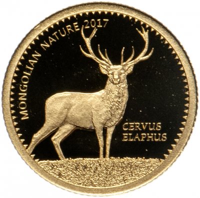 купить Монголия 1000 тугриков 2017 "Олень"