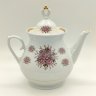 Купить Чайник доливной с цветочным декором, фарфор, деколь, золочение, Минский фарфорово-фаянсовый завод, СССР, 1968-1983 гг.
