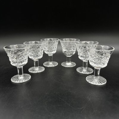 купить Набор из 6 рюмок, хрусталь, резьба, Чехословакия, 1970-1990 гг.