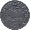 Купить Нидерланды 25 центов 1943 лодка на аверсе /цинк/