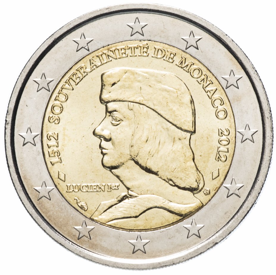 купить Монако 2 евро 2012 500 лет суверенитету