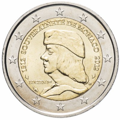 купить Монако 2 евро 2012 500 лет суверенитету