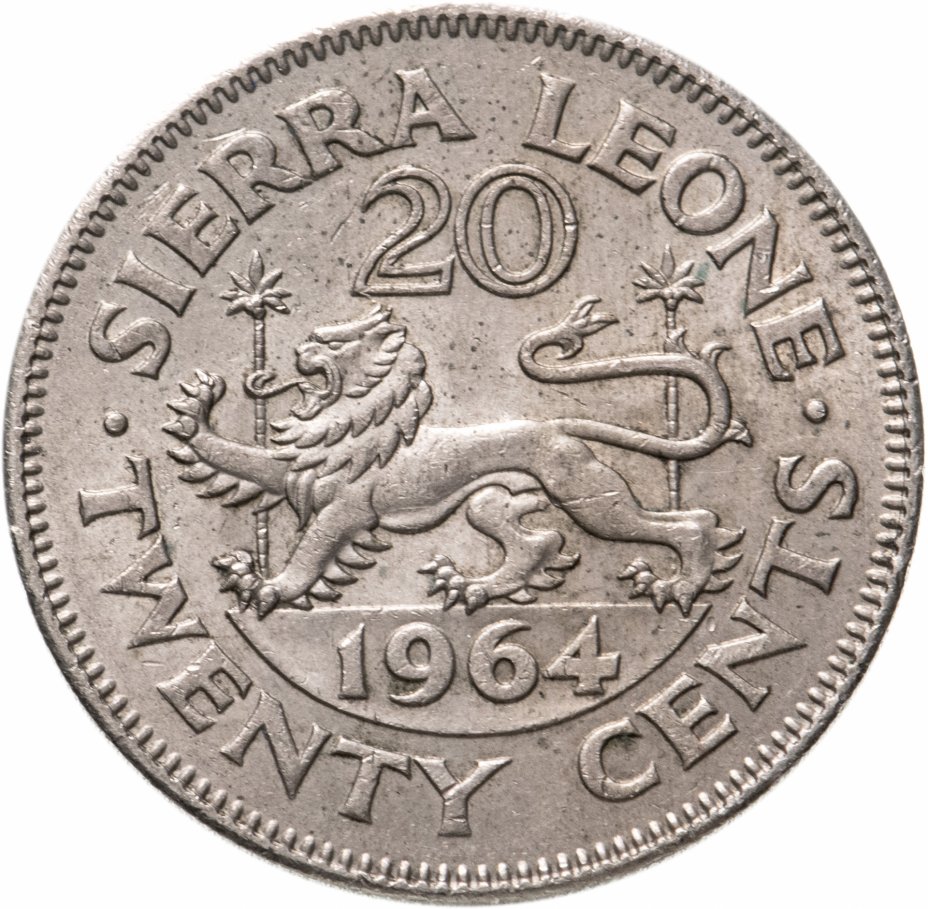 купить Сьерра-Леоне 20 центов (cents) 1964