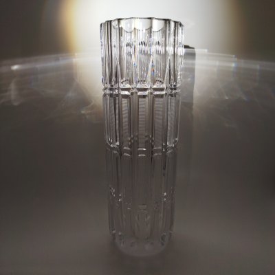 купить Ваза для цветов "Русты", автор А.М. Остроумов, хрусталь, алмазная грань, Ленинградский завод художественного стекла (ЛЗХС), СССР, 1960-1980 гг.