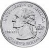Купить США 1/4 доллара (квотер, 25 центов) 2007 D "Штат Монтана"
