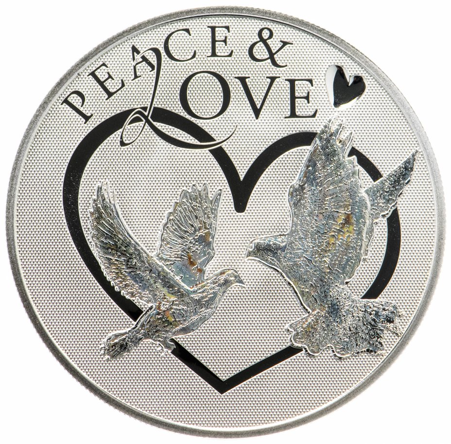 купить Токелау 5 долларов 2012 "Мир и любовь"в коробке с сертификатом