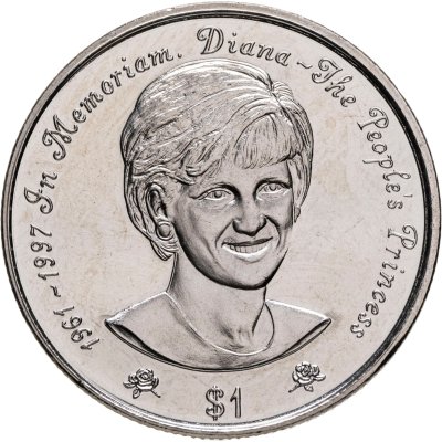 купить Ниуэ 1 доллар (dollar) 1997 "В память о Принцессе Диане"