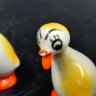 Купить Набор из четырех миниатюрных статуэток из композиции "Веселая семейка" ("Уточки"), фарфор, роспись, Барановский фарфоровый завод, СССР, 1950-1960 гг.
