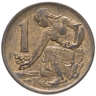 купить Чехословакия 1 крона 1975