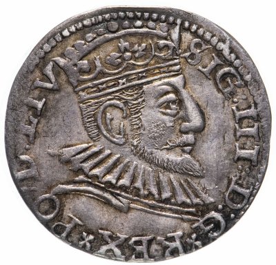 купить Речь Посполитая, Рига, Сигизмунд III трояк - 3 гроша 1592