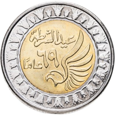 купить Египет 1 фунт 2021 "День полиции - 69 годовщина"