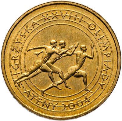 купить Польша 2 злотых 2004 "XXVIII летние Олимпийские Игры, Афины 2004"