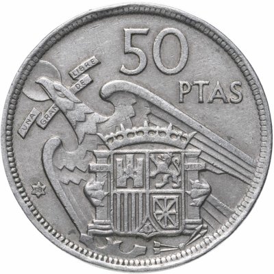 купить Испания 50 песет 1957