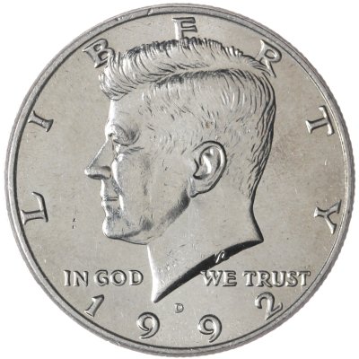 Купить США 50 центов (1/2 доллара, half dollar) 1992 D Kennedy Half Dollar