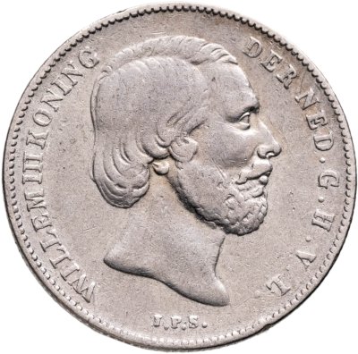 купить Нидерланды 1\2 гульдена (gulden) 1861 Король Виллем III