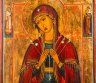 Купить Икона Божией Матери "Умягчение злых сердец" с предстоящими Св. Афанасий и Св. Александра, дерево, темпера, Российская империя, 1880-1915 гг.