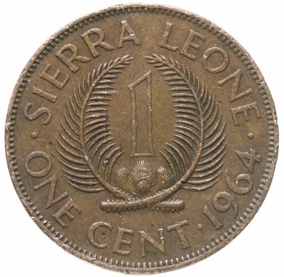 купить Сьерра-Леоне 1 цент (cent) 1964
