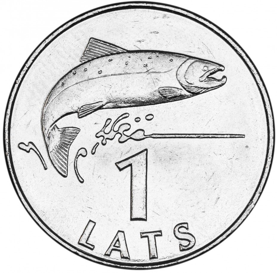 купить Латвия 1 лат 2008
