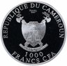 Купить Камерун 1000 франков 2011 "Речные гориллы", в футляре с сертификатом