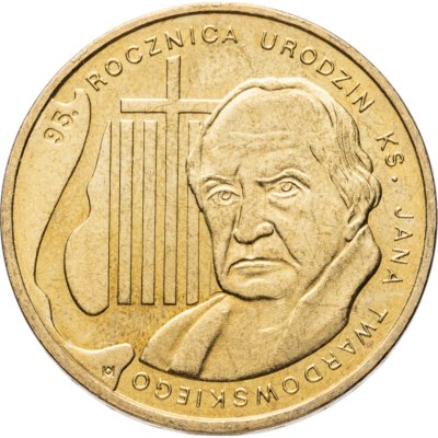 купить Польша 2 злотых 2010 "Ян Твардовский (Jan Twardowski)"