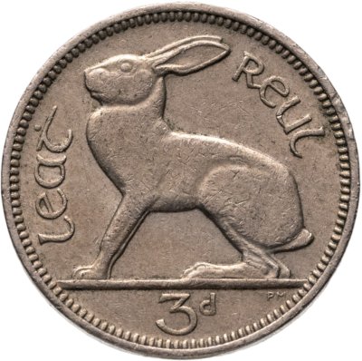 купить Ирландия 3 пенса (pence) 1962