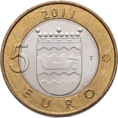 купить Финляндия 5 евро 2011 "Исторические регионы Финляндии - Уусимаа"