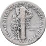 Купить США 10 центов (дайм, one dime) 1936  Mercury Dime Без отметки монетного двора