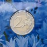 Купить Эстония 2 евро 2024 "Василёк - национальный цветок Эстонии" в буклете