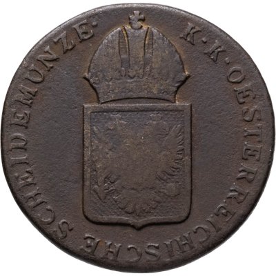 купить Австрия 1 крейцер (kreuzer) 1816, знак монетного двора "S" - Смолник