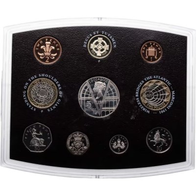 купить Великобритания годовой набор 2001 Proof + 5 фунтов 2001 "Викторианская эпоха" (в сумме - 10 монет)