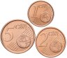 Купить Сан-Марино набор из 3-х монет 1, 2, 5 евроцентов 2006