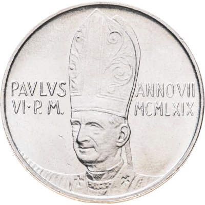 купить Ватикан 500 лир (lire) 1969