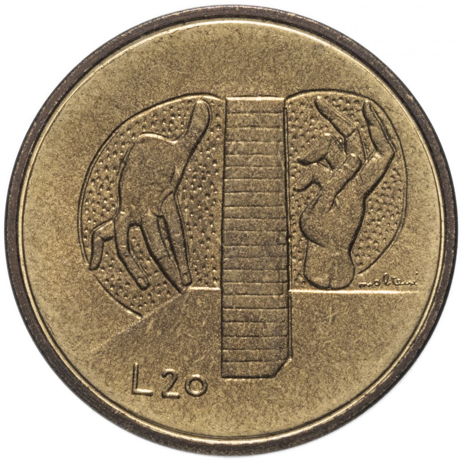купить Сан-Марино 20 лир (lire) 1976   "Республика"