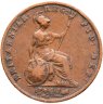 Купить Великобритания 1/2 пенни (penny) 1854