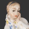 Купить Статуэтка "Сестрица Алёнушка и братец Иванушка", скульптор А.А. Киселёв, фарфор, роспись, золочение, Ленинградский завод фарфоровых изделий (ЛЗФИ), СССР, 1956-1967 гг.