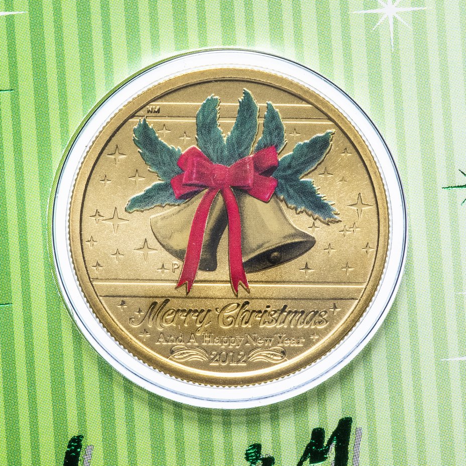 купить Австралия 1 доллар 2012 Счастливого Рождества(Колокольчики) в буклете