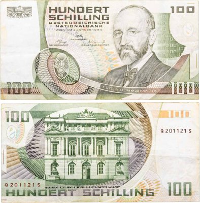 купить Австрия 100 шиллингов 1984