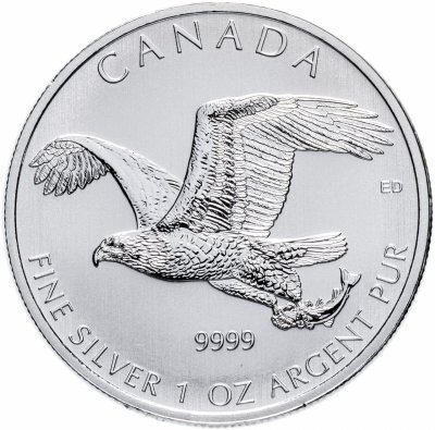 купить Канада 5 долларов (dollars) 2014 "Дикая фауна Канады: Белоголовый орлан"