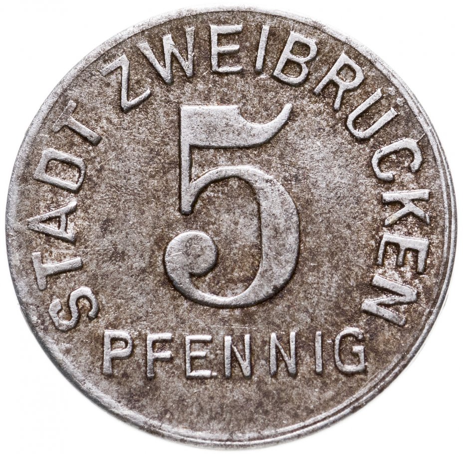 купить Германия (Цвайбрюккен) нотгельд 5 пфеннигов 1919