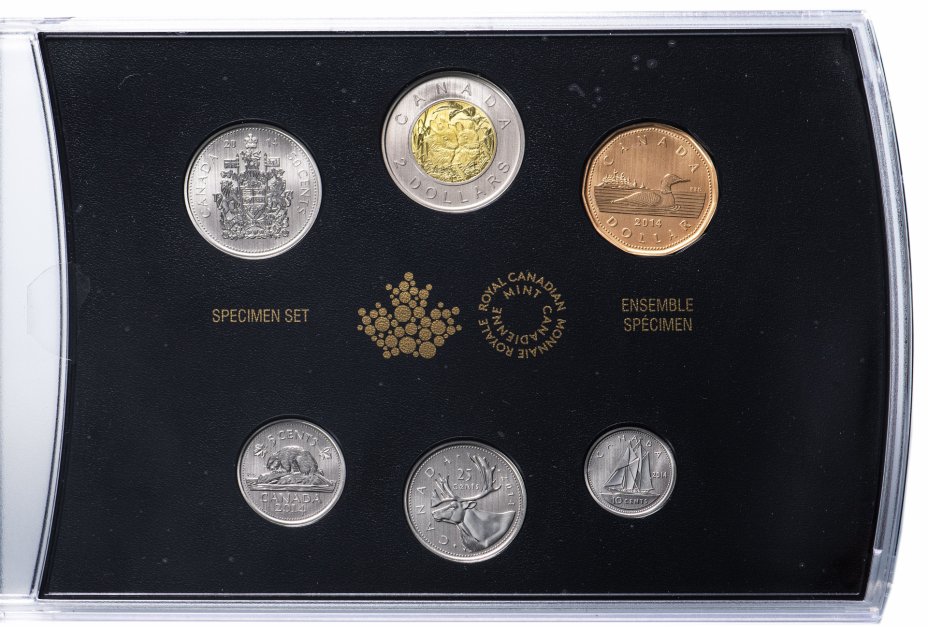 купить Канада набор из 6 монет 2014 "Кролики" в футляре, с сертификатом