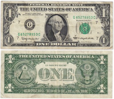 купить США 1 доллар 1963 G-Чикаго