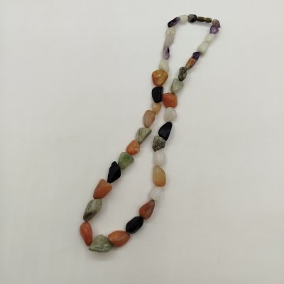 купить Бусы с бусинами различной формы, натуральный камень, металл, СССР, 1980-1990 гг.