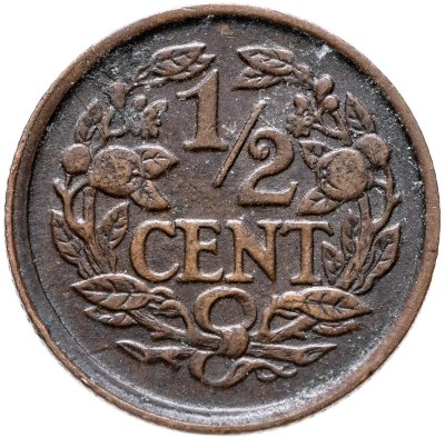 купить Нидерланды 1/2 цента (cent) 1930